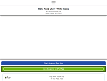 Tablet Screenshot of hongkongchefny.com